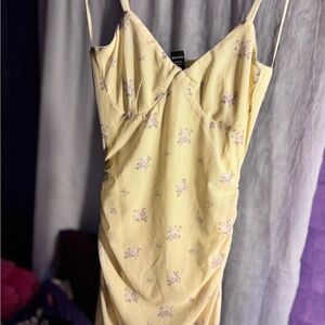 Streetwear Society Yellow Floral Dress.